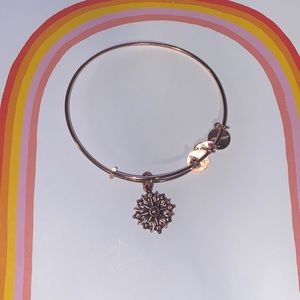 Alex Ani 2017 Compass Bangle in Rose Gold